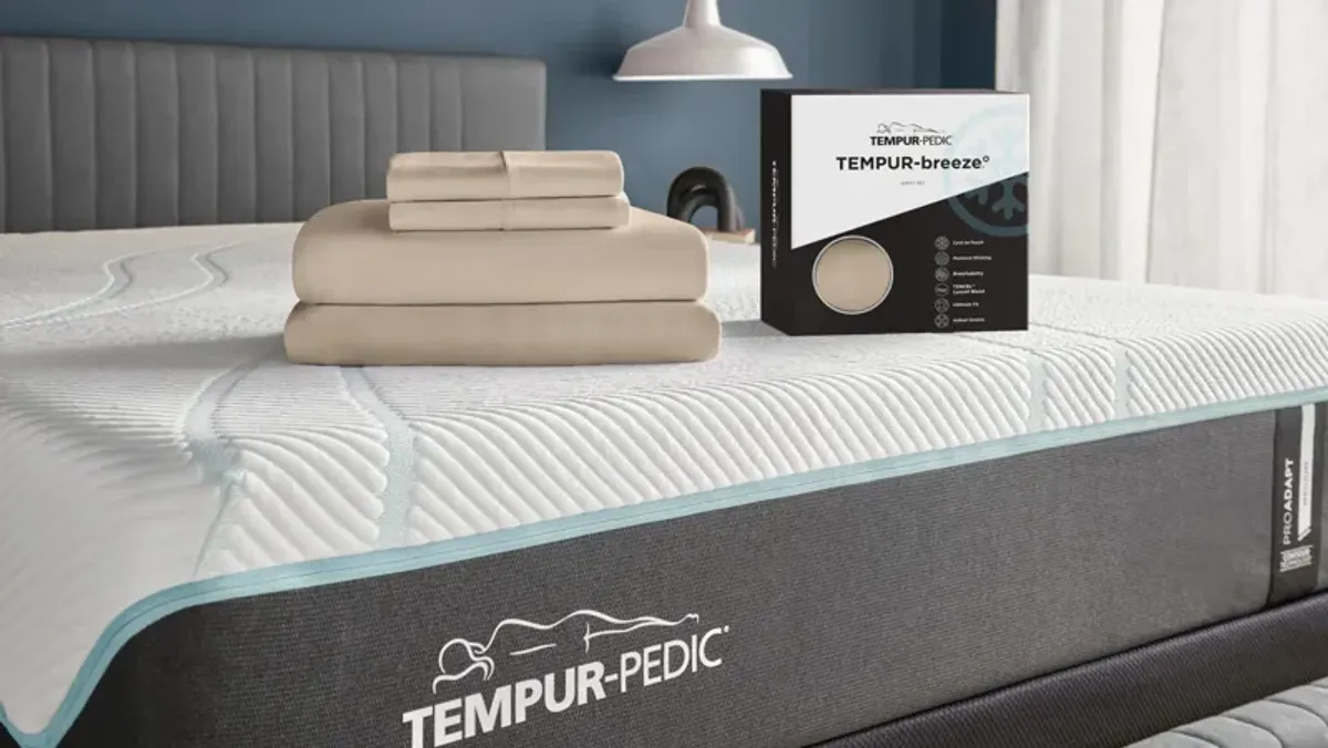 Tempur-Breeze Cooling Split Cal King Sheet Set