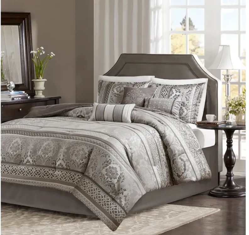 Bellagio 7-pc. Comforter Set in Gray by E&E Co Ltd