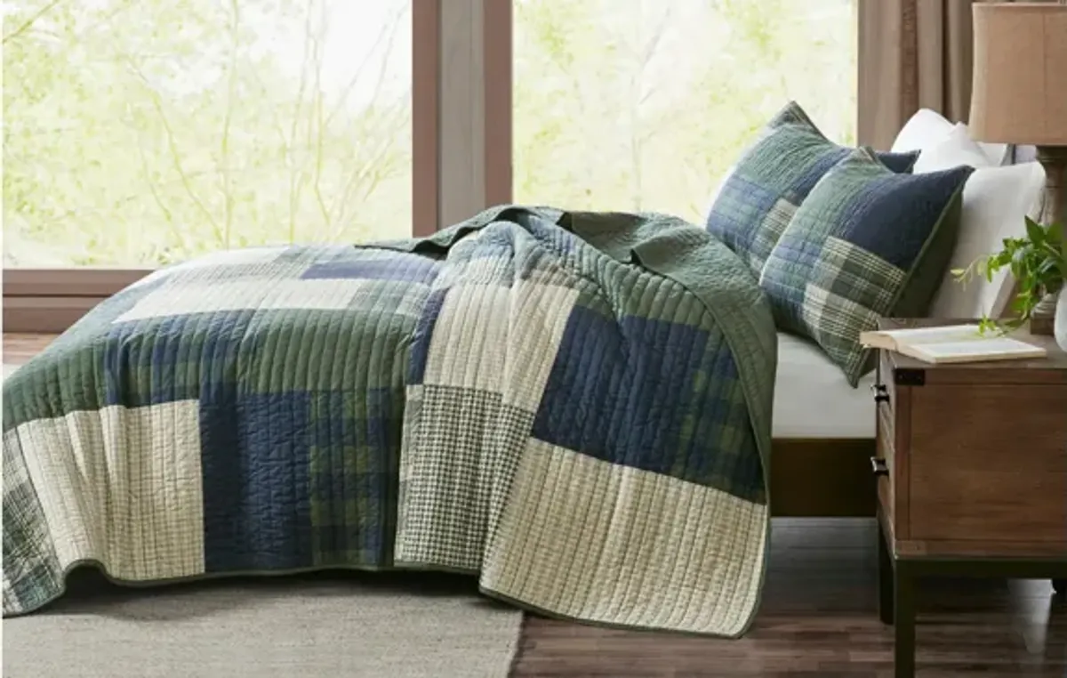 Mill Creek 3-pc. Oversized Quilt Set