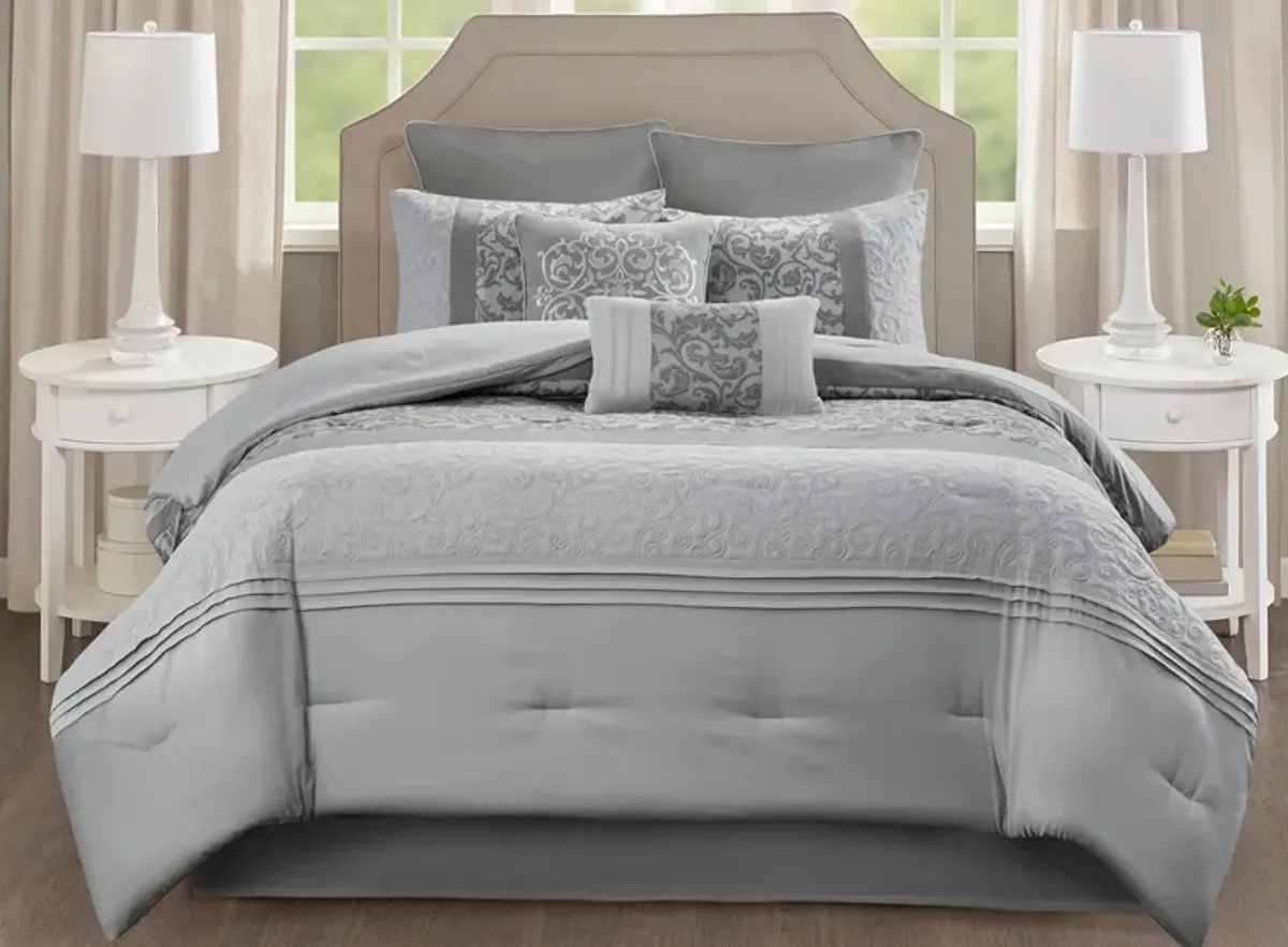 Ramsey Embroidered 8-pc. Comforter Set