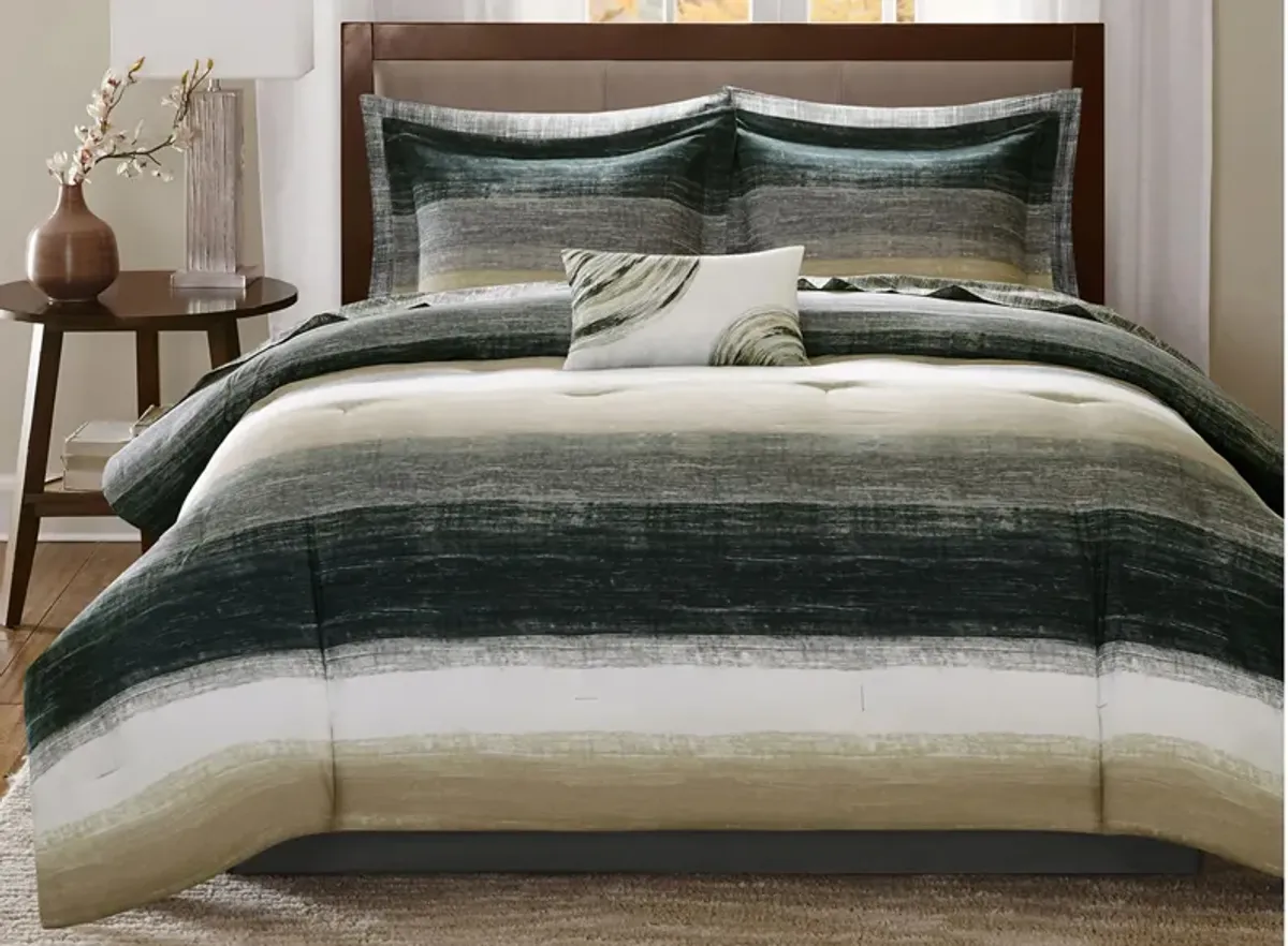 Saben 9-pc. Complete Comforter and Sheet Set