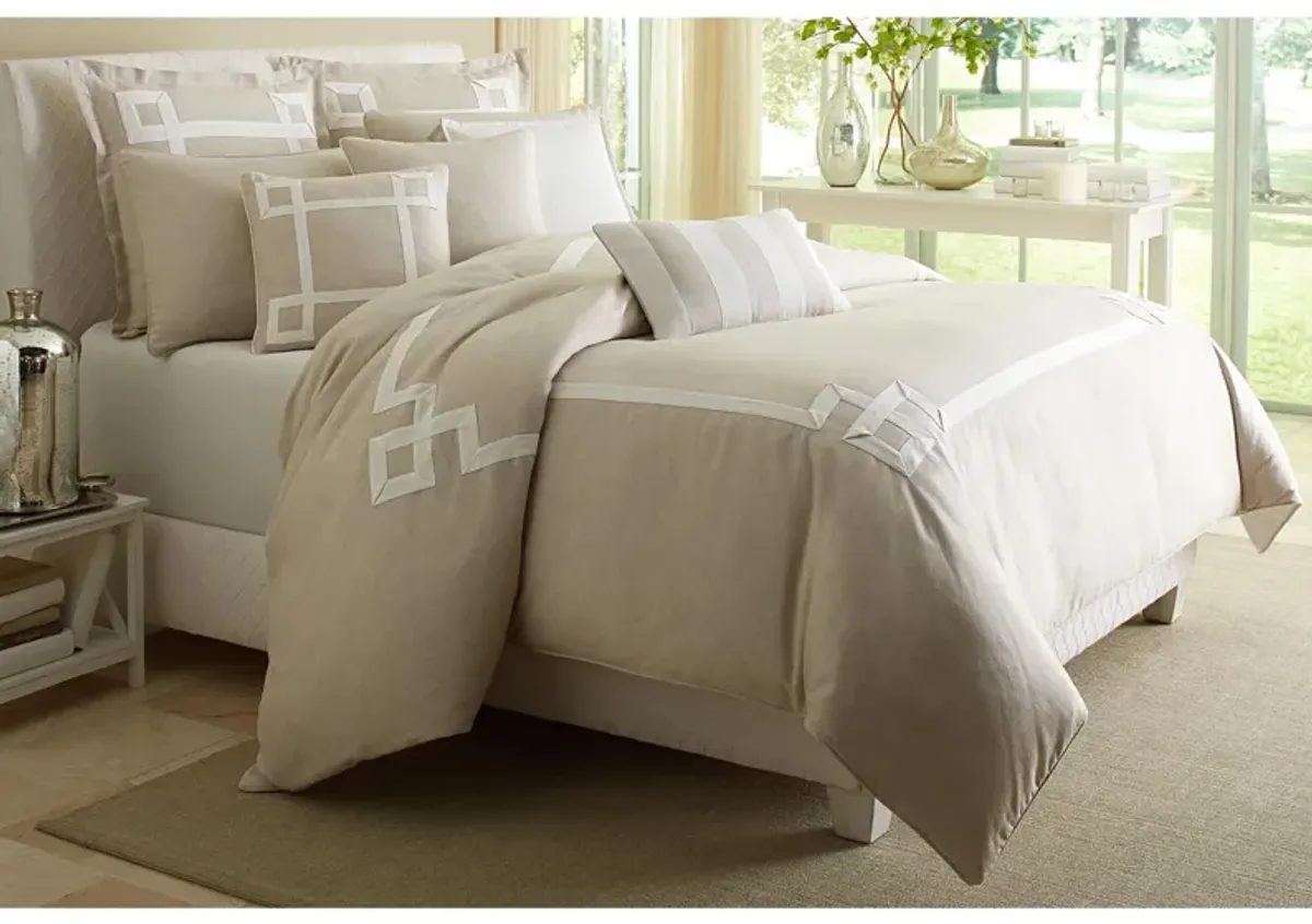 Avenue A 9-pc. Comforter Set in Natural, Tan by Amini Innovation