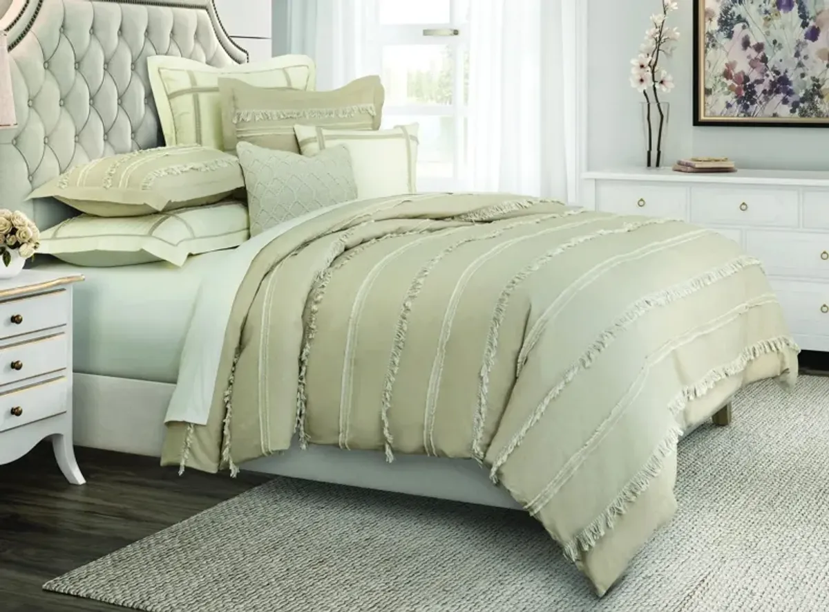 Country Lane 7-pc. Duvet Set in Tan, Natural by Amini Innovation