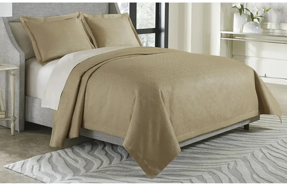 Alton 3-pc. Throw with Coverlet Set in Gold by Amini Innovation