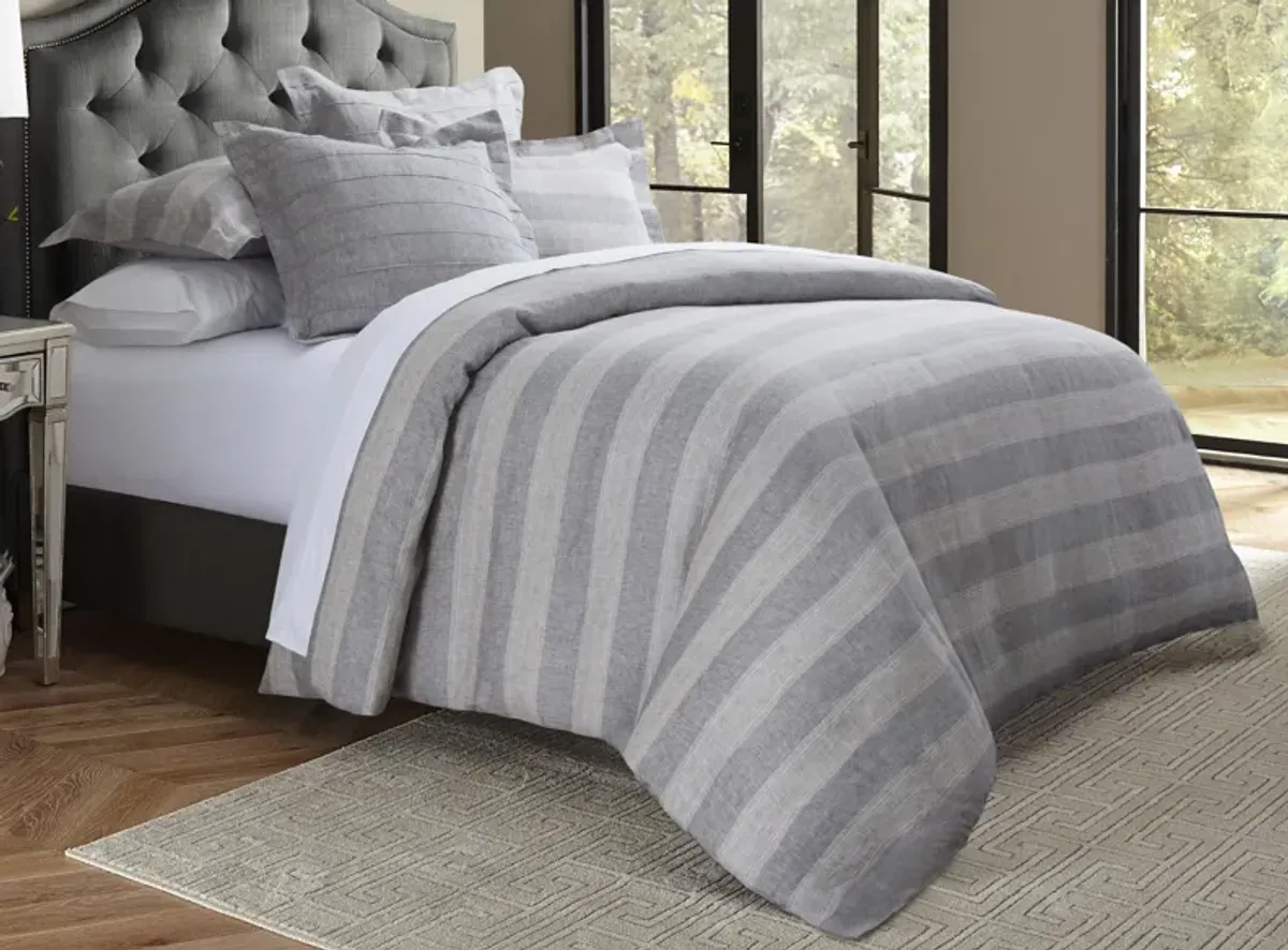 Albany 6-pc. Duvet Set in Gray, Silver by Amini Innovation