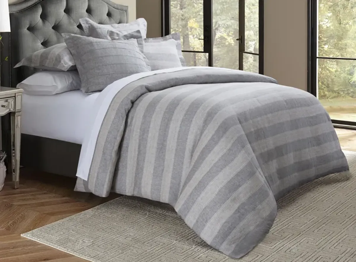 Albany 5-pc. Duvet Set in Gray, Silver by Amini Innovation