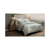 Northridge 7-Piece Duvet Set in Blue, Green, Natural by Amini Innovation
