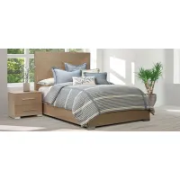 Mills 8-Piece Duvet Set in Blue, Natural, Tan by Amini Innovation