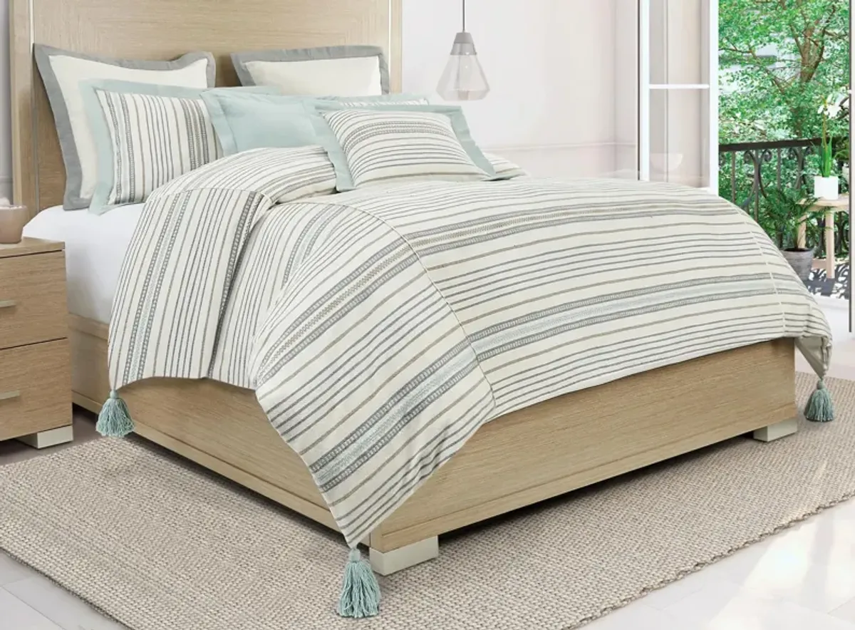 Max 7-pc. Duvet Set in Natural, Tan, Gray, Silver, Green, Blue, Gold by Amini Innovation