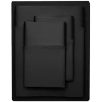 Elevated Performance by Sheex Sheet Set in Black by Sheex Inc