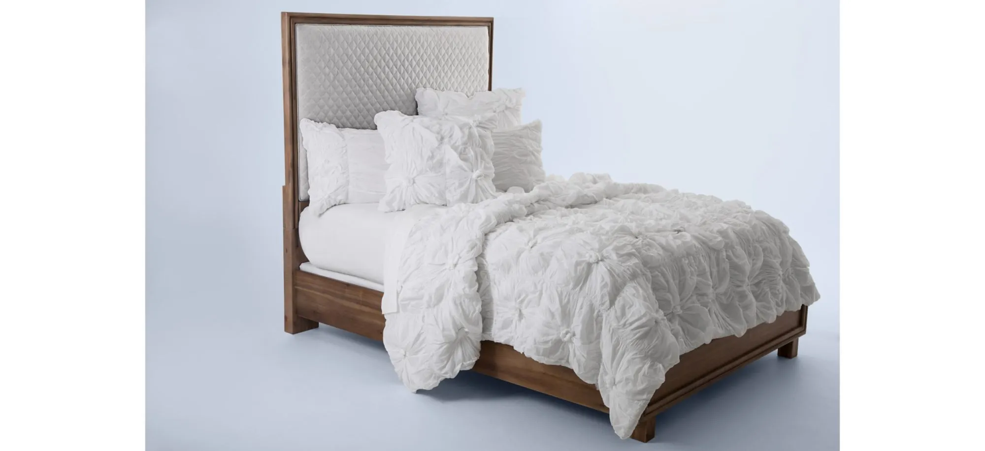 Savanna 2-Piece Comforter Set in White by Amini Innovation