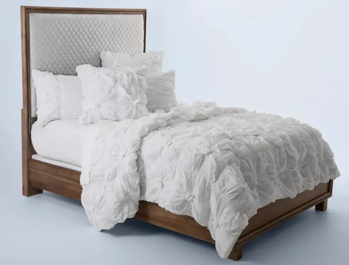 Savanna 2-pc. Comforter Set in White by Amini Innovation