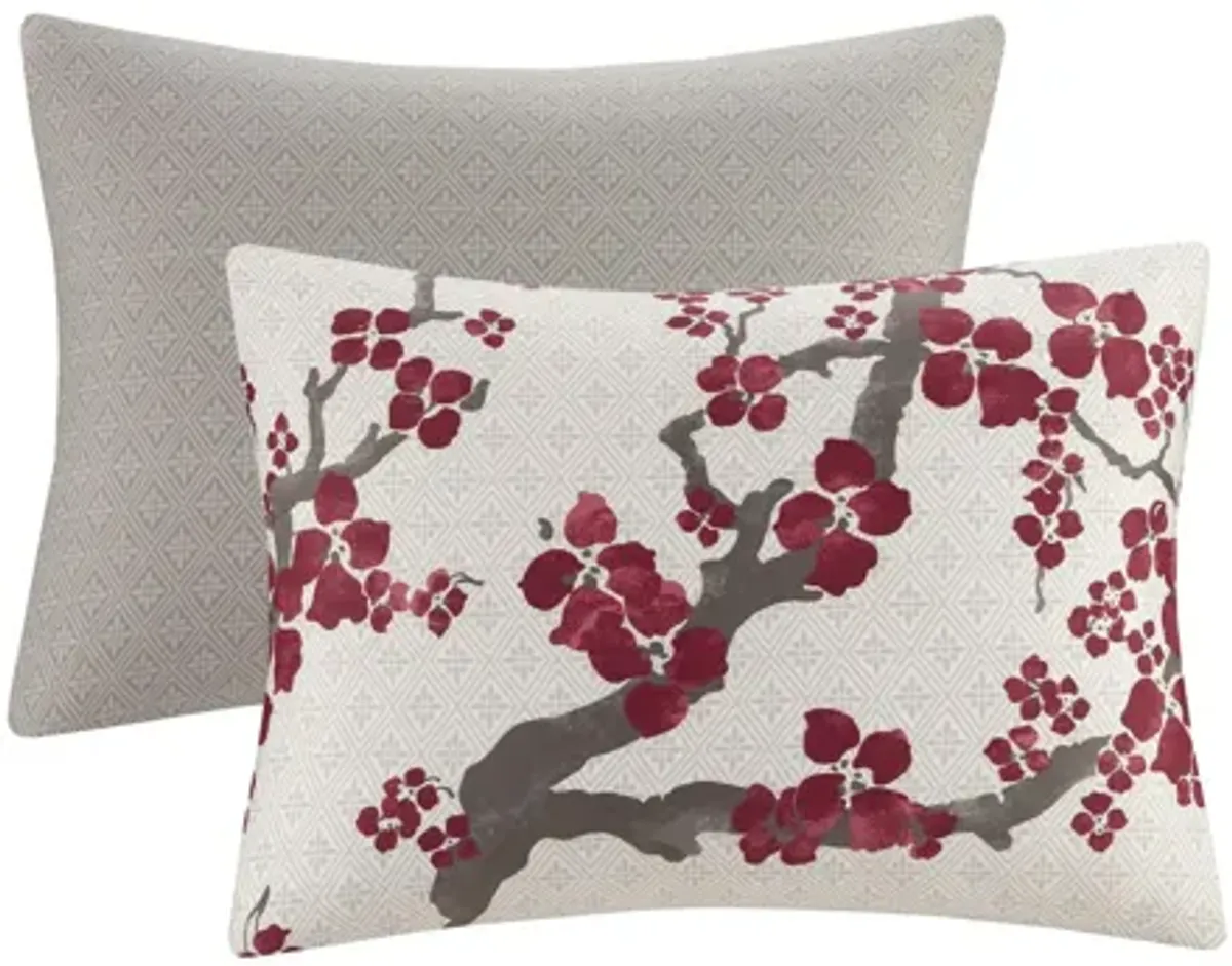 Cherry Blossom 3-pc. Duvet Cover Mini Set