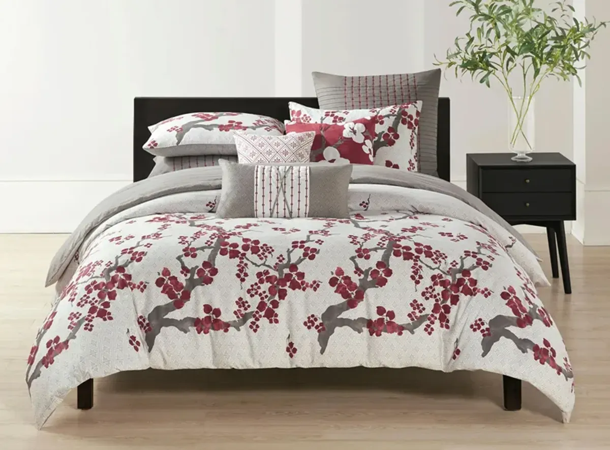 Cherry Blossom 3-pc. Duvet Cover Mini Set