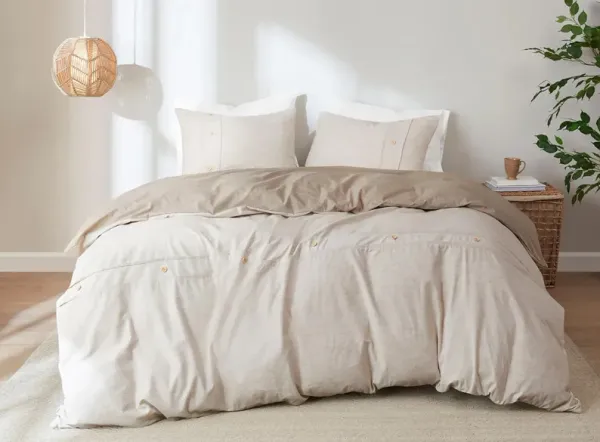 Dover Organic Oversized 5-pc. Comforter Set