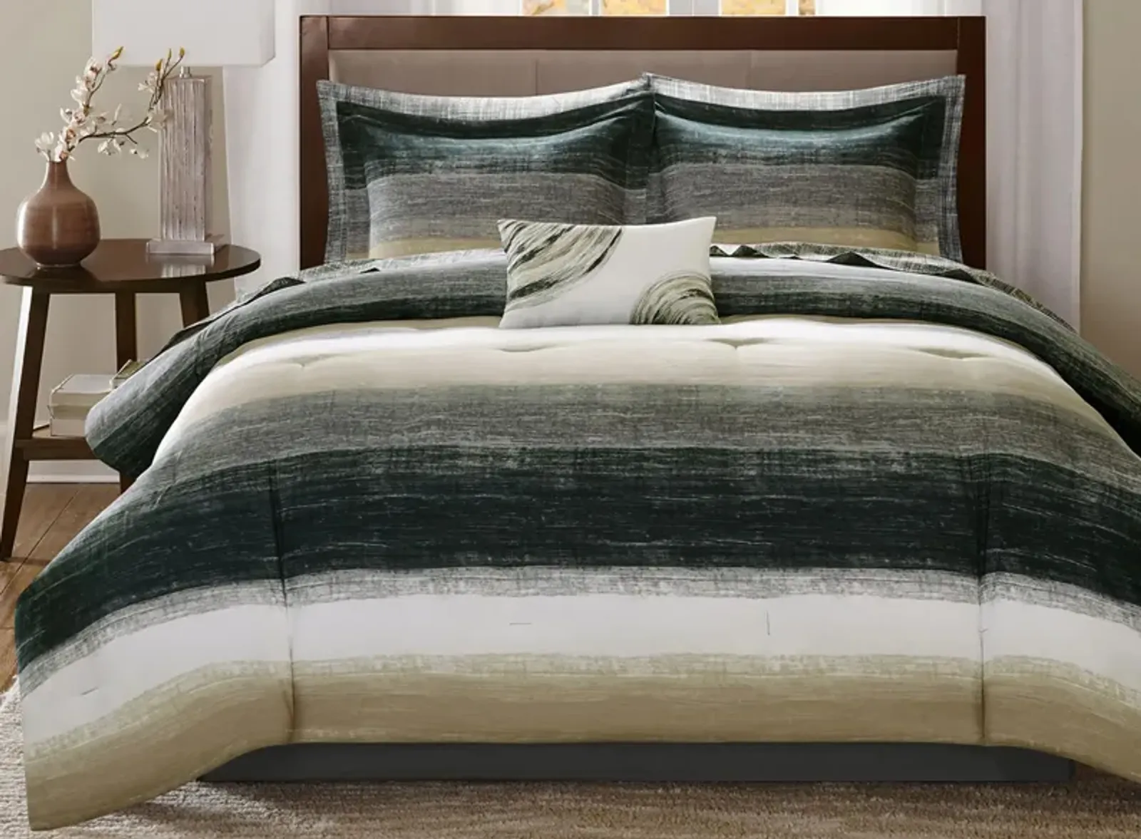 Saben 9-pc. Complete Comforter and Sheet Set