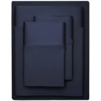 Elevated Performance by Sheex Split Sheet Set in Navy by Sheex Inc