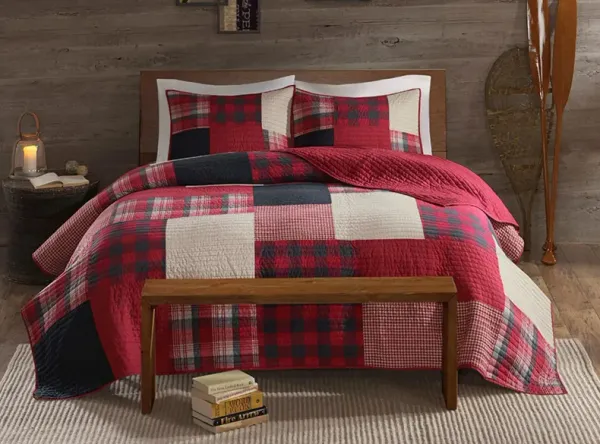 Sunset Quilted Throw