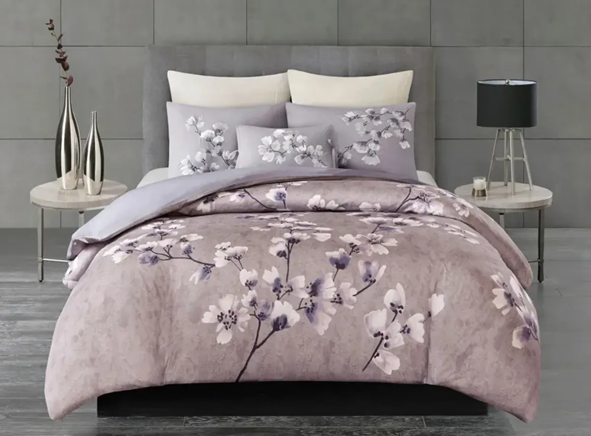 Sakura Blossom 3-pc. Duvet Cover Set