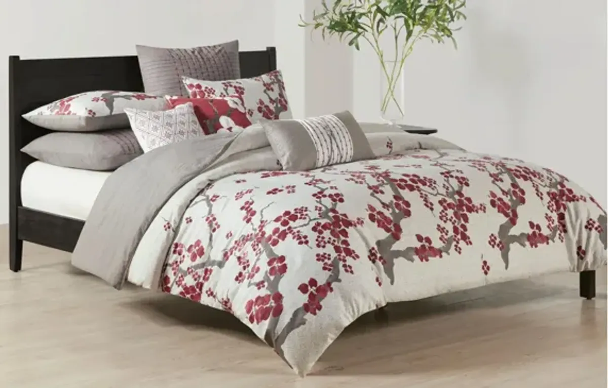 Cherry Blossom 3-pc. Duvet Cover Mini Set