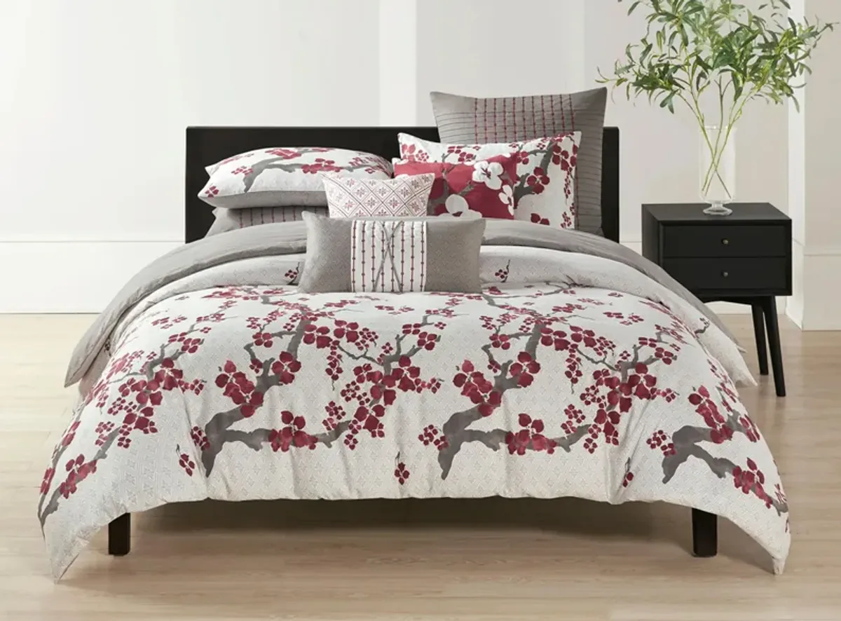 Cherry Blossom 3-pc. Duvet Cover Mini Set