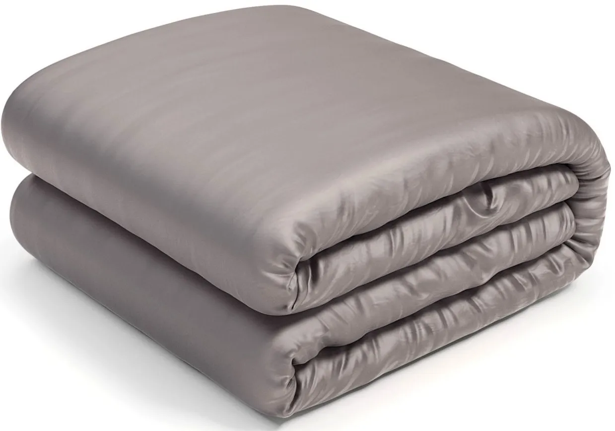 Hush Iced 2.0 - Cooling Weighted 7 lb Blanket for Hot Sleepers in Gray by Hush Blankets