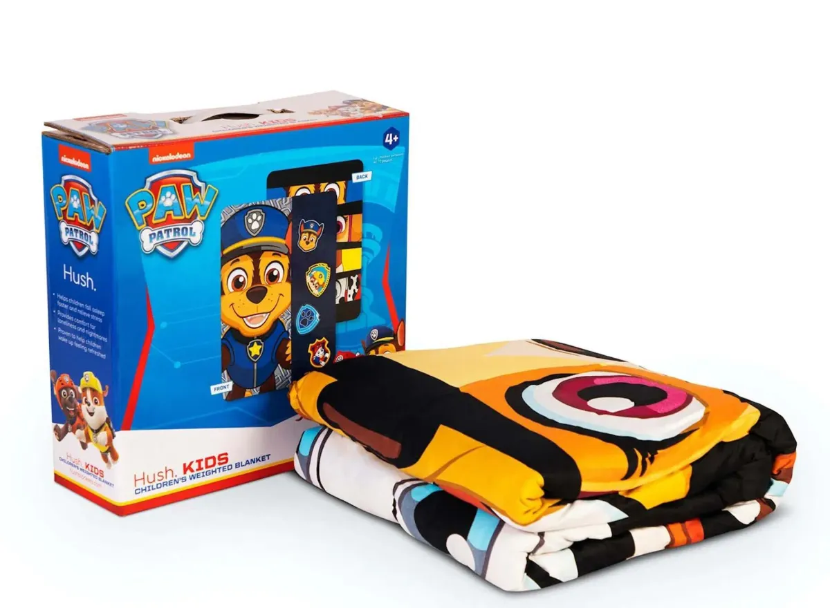 Paw Patrol Kids Weighted Blanket in Blue by Hush Blankets