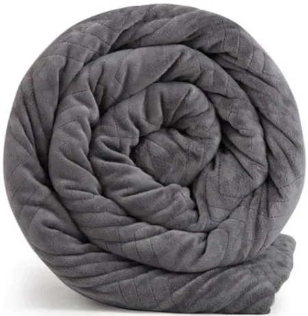 The Hush Classic 15 lbs. Blanket with Duvet Cover in Gray by Hush Blankets