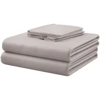 Hush Iced Cooling Sheet and Pillowcase Set in Gray by Hush Blankets