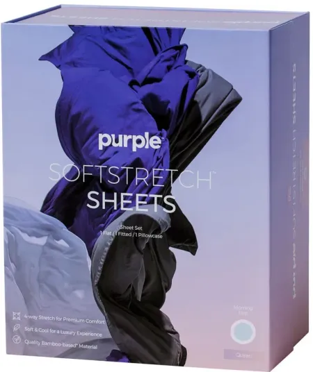 Purple SoftStretch Sheets in Morning Mist by Purple Innovation
