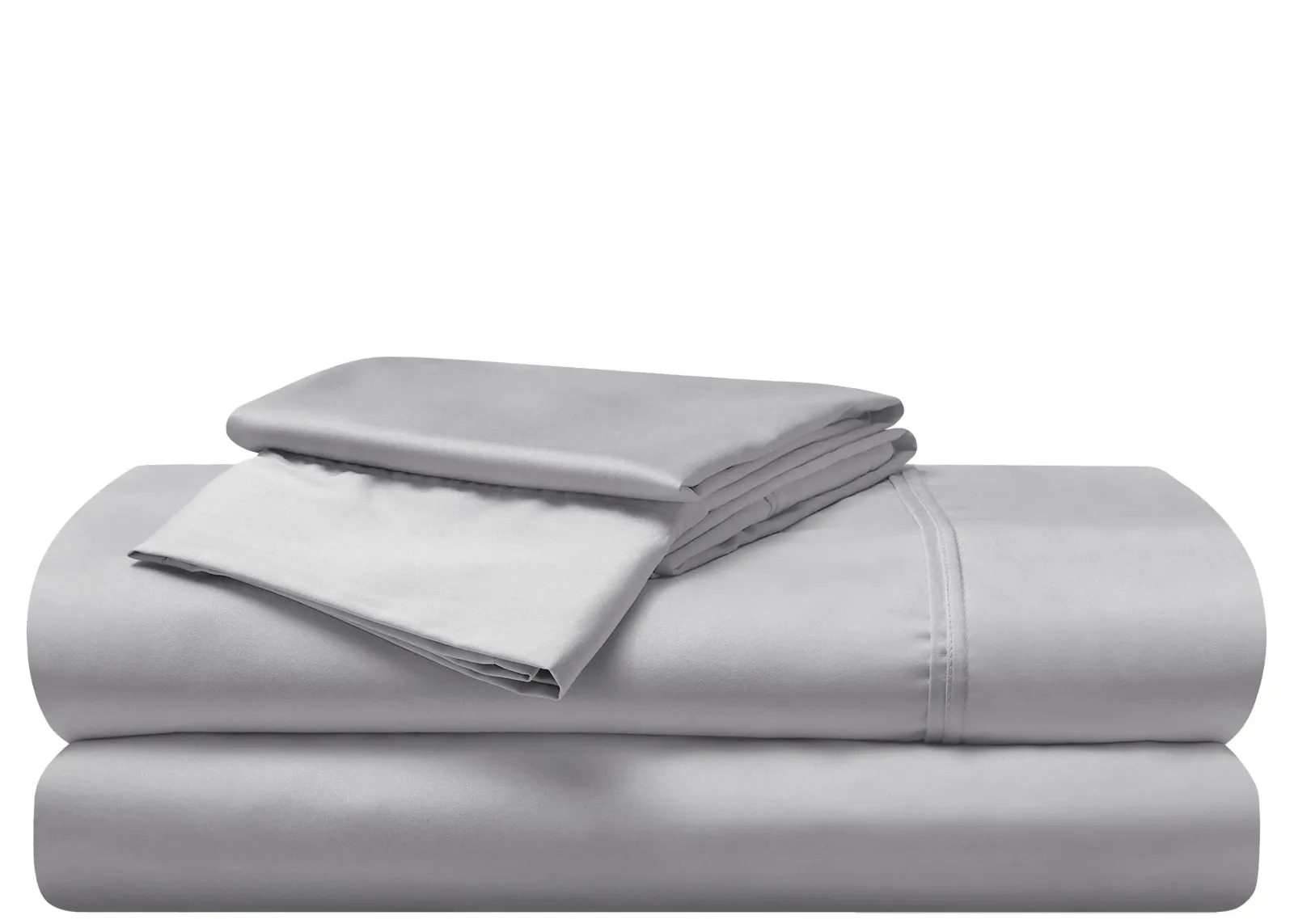 BEDGEAR Hyper-Cotton Sheet Set- Split Head King in Light Gray by Bedgear