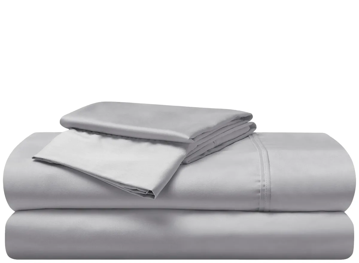 BEDGEAR Hyper-Cotton Sheet Set- Split Head King in Light Gray by Bedgear