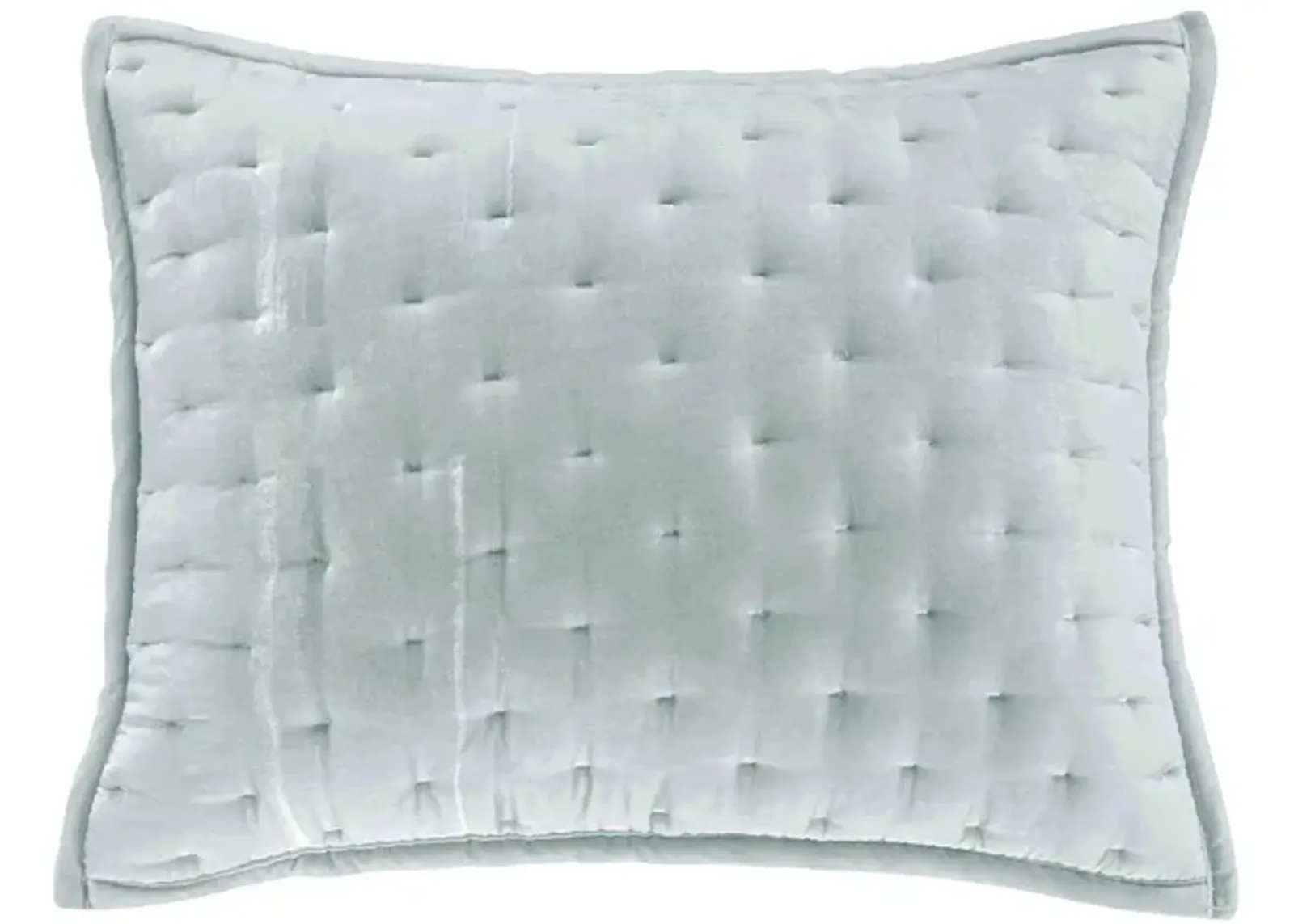 Youngmee Quilted Pillow Sham in Icy Blue by HiEnd Accents