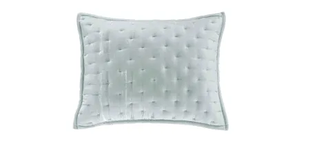 Youngmee Quilted Pillow Sham in Icy Blue by HiEnd Accents