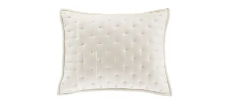 Youngmee Quilted Pillow Sham in Stone by HiEnd Accents