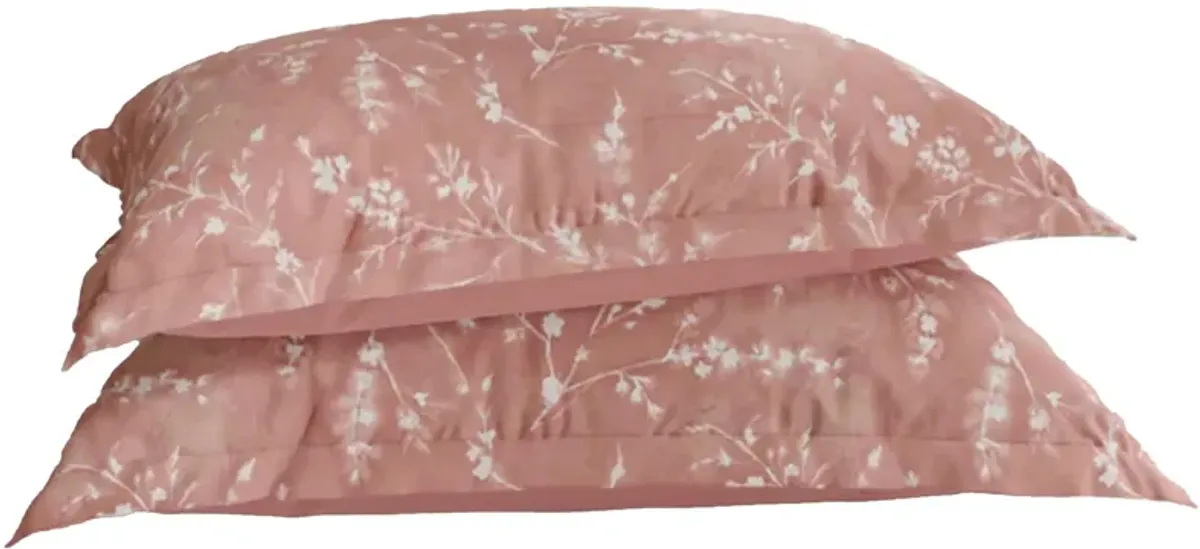 PureCare Floral Press Pillow Sham Set - Euro