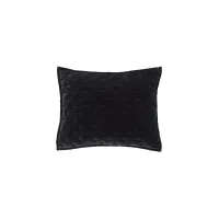 Youngmee Quilted Pillow Sham in Black by HiEnd Accents