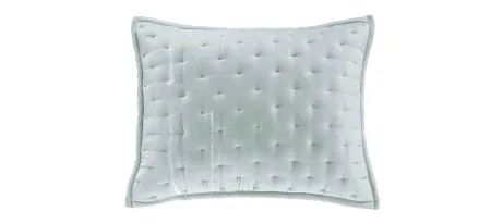 Youngmee Quilted Pillow Sham in Icy Blue by HiEnd Accents