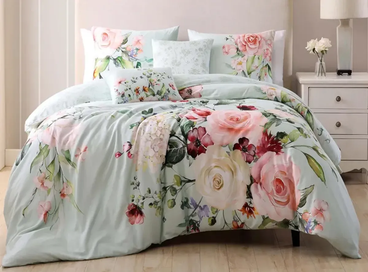 Misty Green 5-pc. Reversible Comforter Set