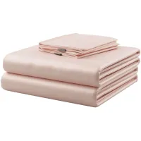 Hush Iced Cooling Sheet and Pillowcase Set in Blush by Hush Blankets