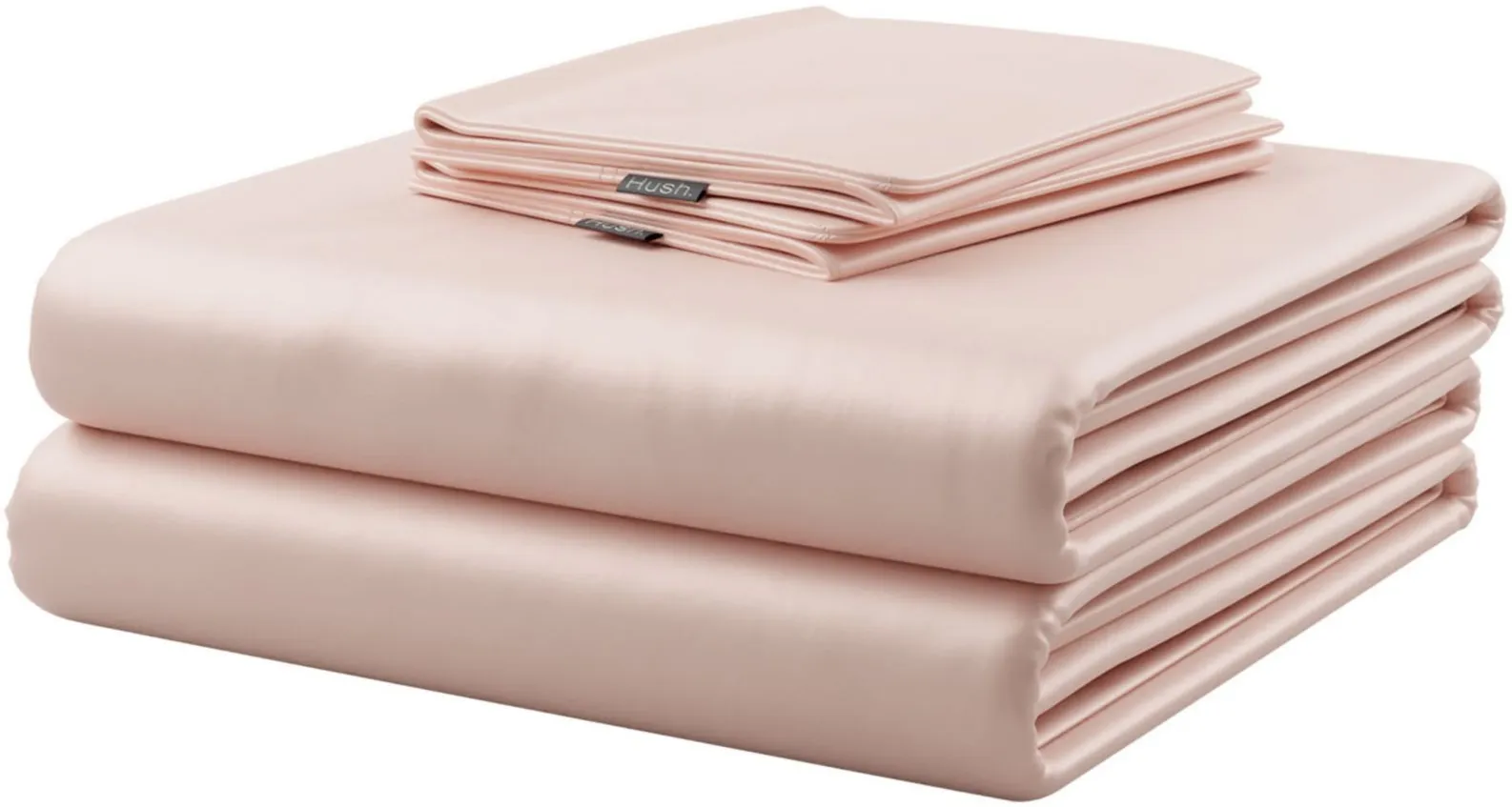 Hush Iced Cooling Sheet and Pillowcase Set in Blush by Hush Blankets