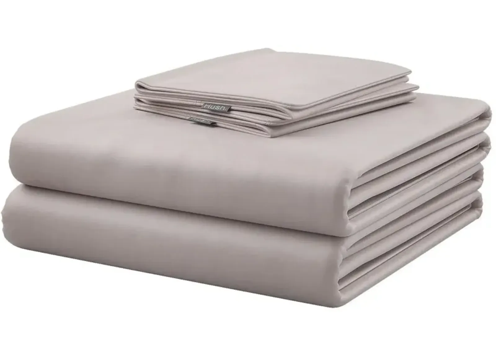 Hush Iced Cooling Sheet and Pillowcase Set in Gray by Hush Blankets