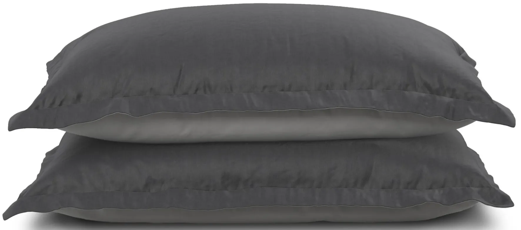 PureCare Dual-Sided Pillow Sham Set - Cooling + Bamboo in Shadow / Dove Gray by PureCare
