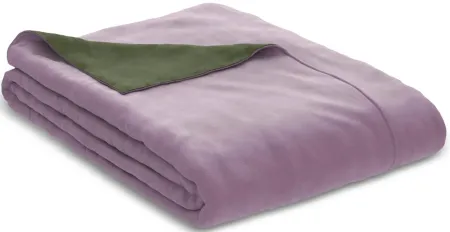 PureCare Dual-Sided Duvet Cover - Cooling + Bamboo - Full/Queen in Lilac / Jungle by PureCare