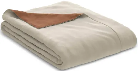PureCare Dual-Sided Duvet Cover - Cooling + Bamboo - Full/Queen in Ivory / Clay by PureCare