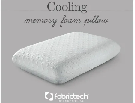 PureCare Cooling Memory Foam Pillow in White by PureCare