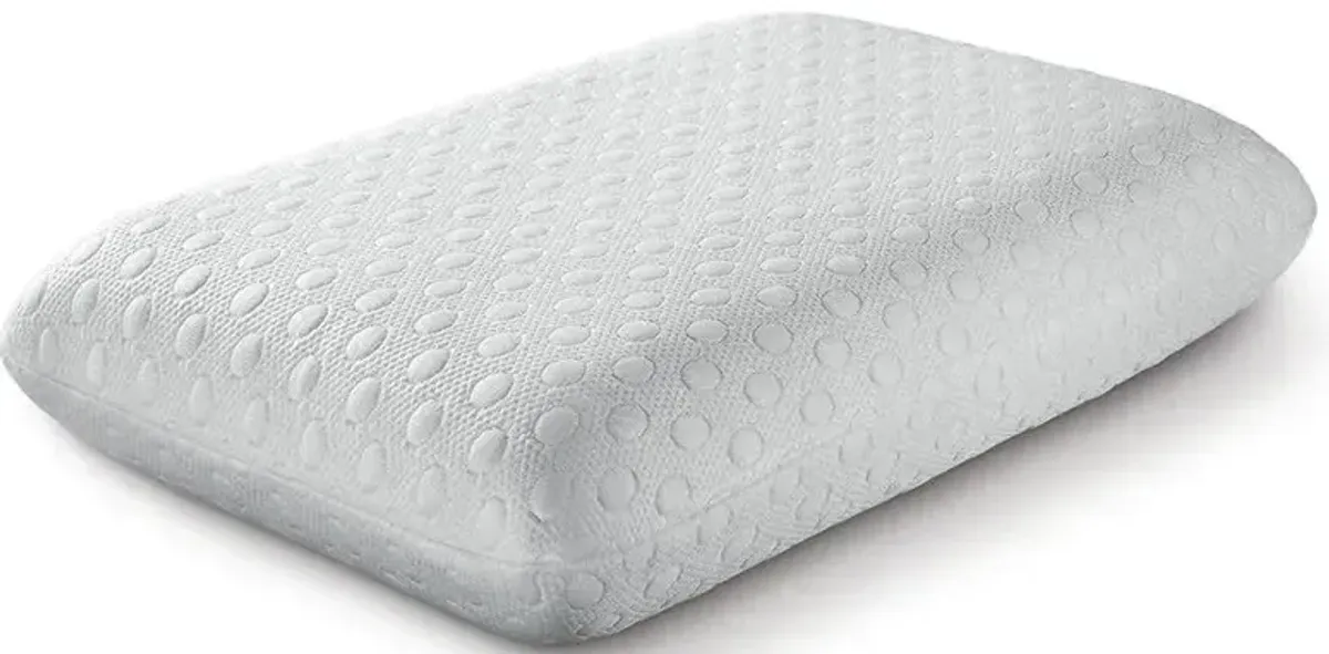 PureCare Cooling Memory Foam Pillow in White by PureCare