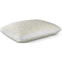 PureCare Bamboo Memory Foam Puff Pillow in White by PureCare