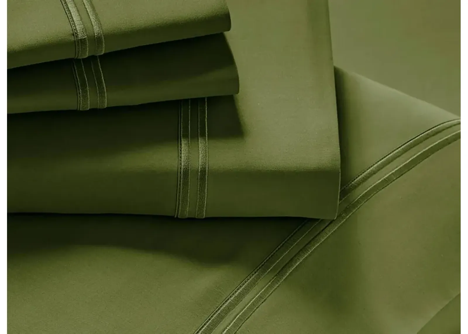 PureCare Premium Soft Touch TENCEL Modal Sheet Set Split King in Moss by PureCare