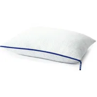 Nectar Tri Comfort Cooling Pillow in White with blue speckle by Nectar Brand